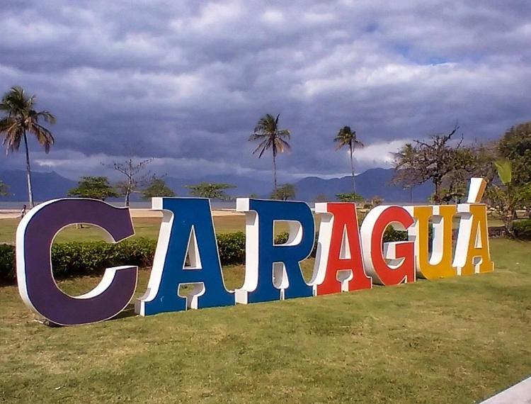 Apto Lindo E Aconchegante Com Piscina 202A Caraguatatuba Kültér fotó